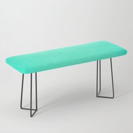 bright turquoise architectural glass texture look Bench