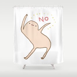 Honest Blob Says No Shower Curtain
