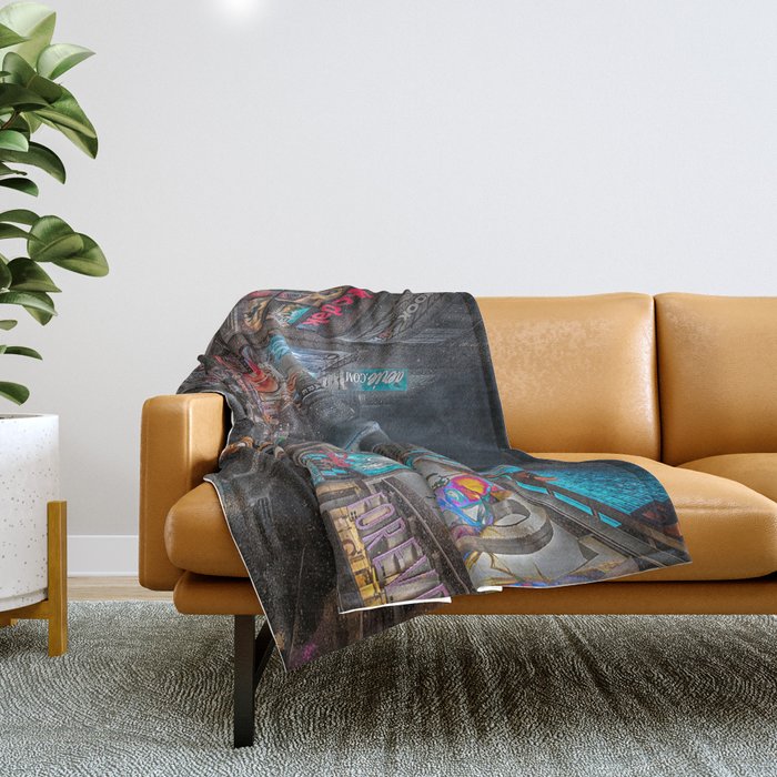 Times Square NYC Throw Blanket