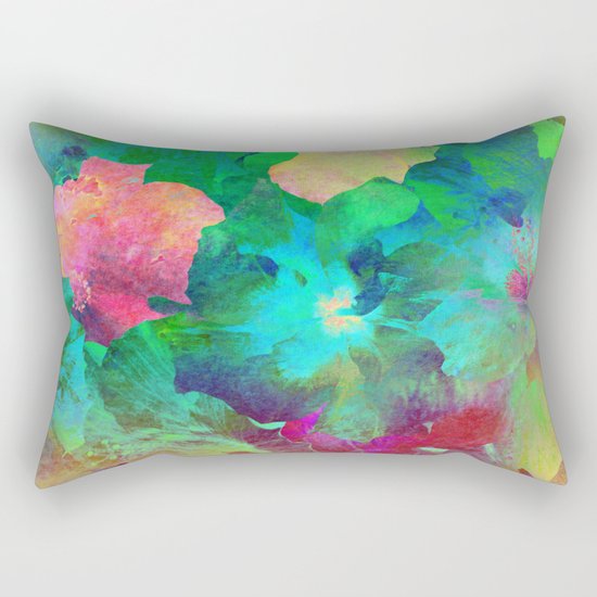 Hibiscus Dream #4 Rectangular Pillow