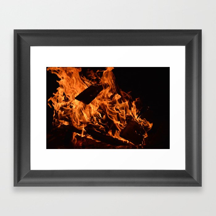 Fire III Framed Art Print