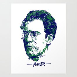 Gustav Mahler Art Print