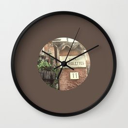 Villa Les Violettes Wall Clock