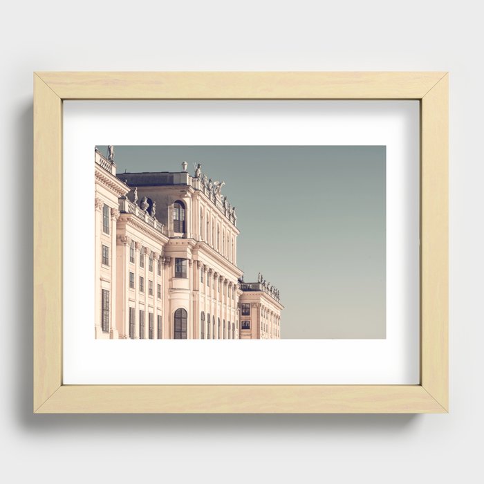 Abstract rococo - Schönbrunn Vienna Austria  Recessed Framed Print