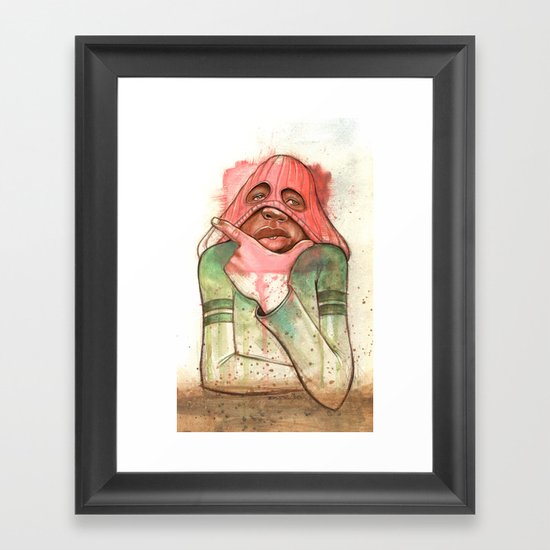 HEY HEY HEY Framed Art Print