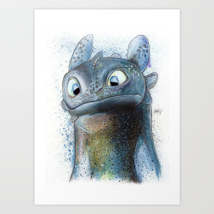 toothless painting