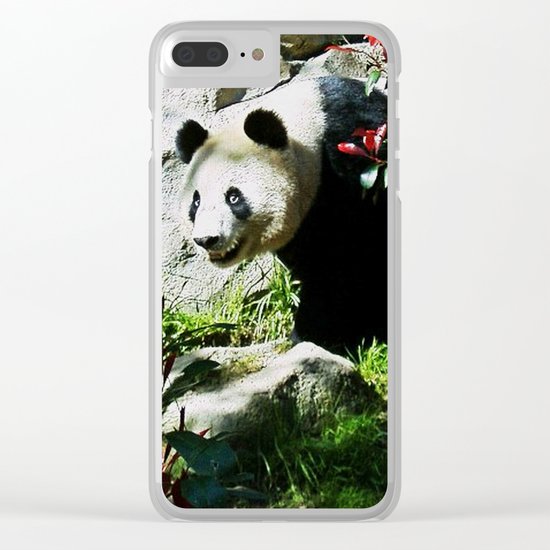 Panda Smile Clear iPhone Case