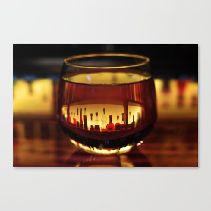 Cocktail Reflection Canvas Print