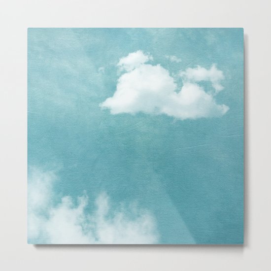 ABOVE ALL CLOUDS Metal Print
