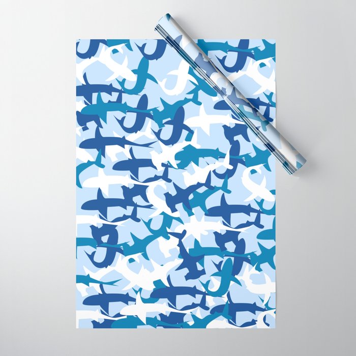 shark wrapping paper