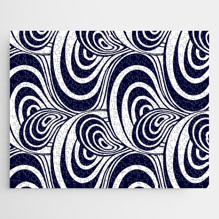 Koloman (Kolo) Moser "Textile pattern (Swirls)" (1) Jigsaw Puzzle