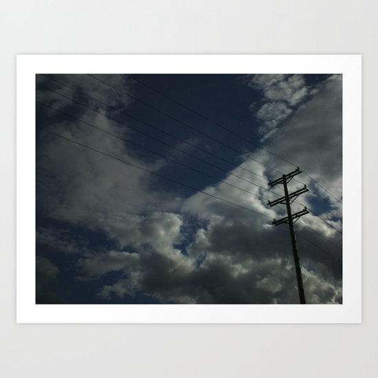 Wires Art Print