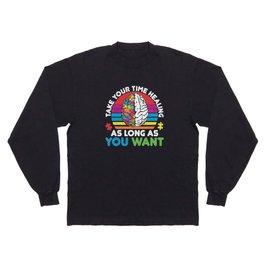 Autism Awareness Colorful Puzzle Long Sleeve T-shirt