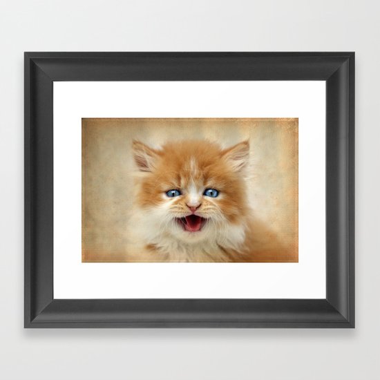 Where's My Dinner? Framed Art Print