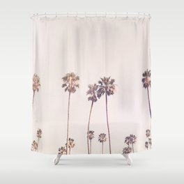 Sunny Cali Palm Trees Shower Curtain