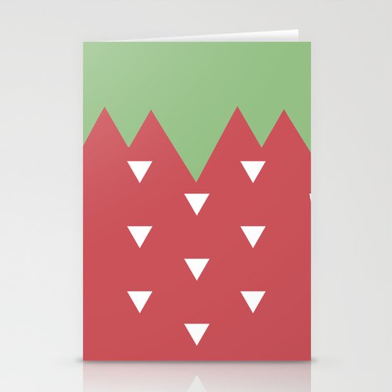 Strawberry Stationery Cards