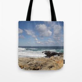 Red ship Tote Bag