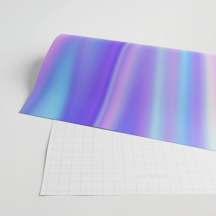 Holographic hypnotic pattern. Colorful iridescent effect. Wrapping Paper by  Divin Creador