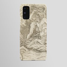 Satyrs vintage Android Case