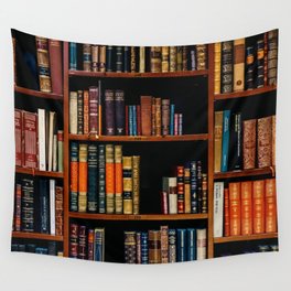 The Bookshelf (Color) Wall Tapestry