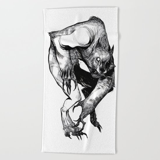 The Werewolf Beach Towel