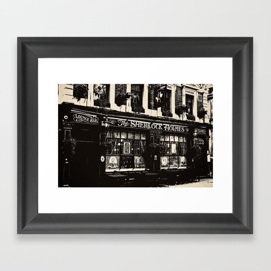 The Sherlock Holmes Pub London Framed Art Print
