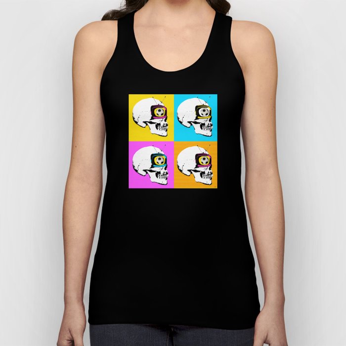 Football Mind - a round thing in the TV eye 4x Tank Top