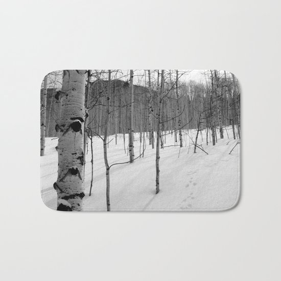 Winter Forest Bath Mat