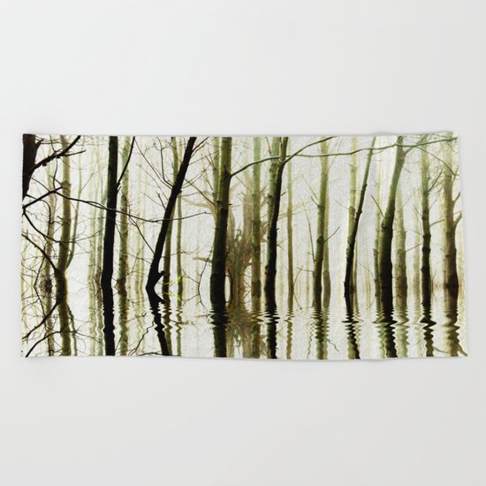 TREE TONES Beach Towel