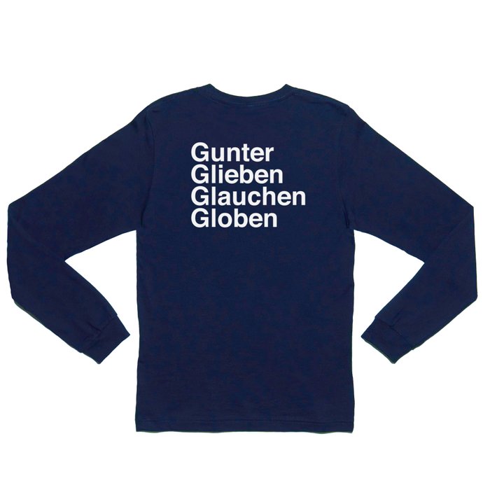 Gunter Glieben by Glauchen Long Sleeve Globen | T AudioVisuals Shirt Society6