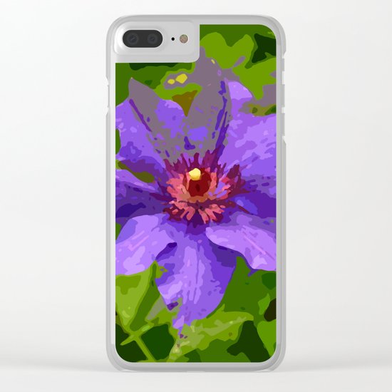 Flower III Clear iPhone Case