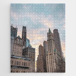 Architecture in NYC at Sunset | Travel Photography Jigsaw Puzzle