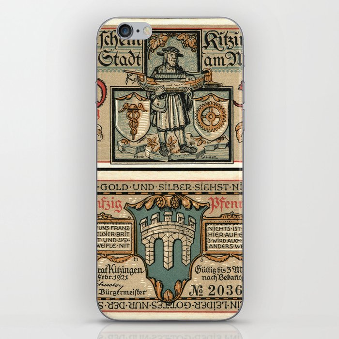 Kitzingen 50 Pfennig 1921 iPhone Skin