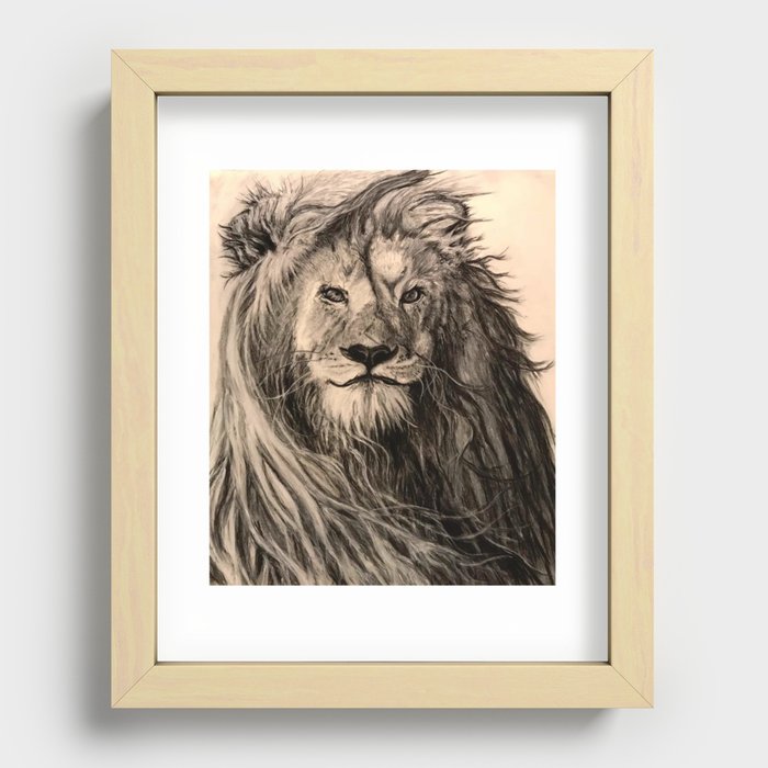 I AM Courage Embodied Recessed Framed Print