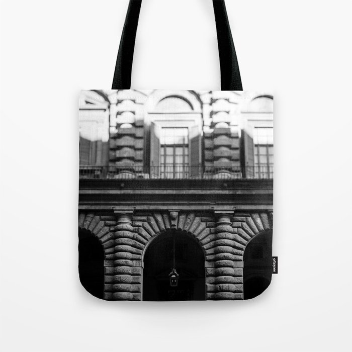 Florence Arches in B+W  |  Travel Photography Tote Bag