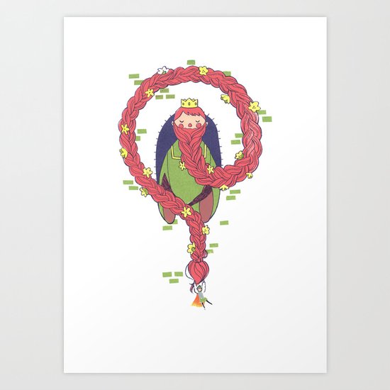 Rapunzel Art Print
