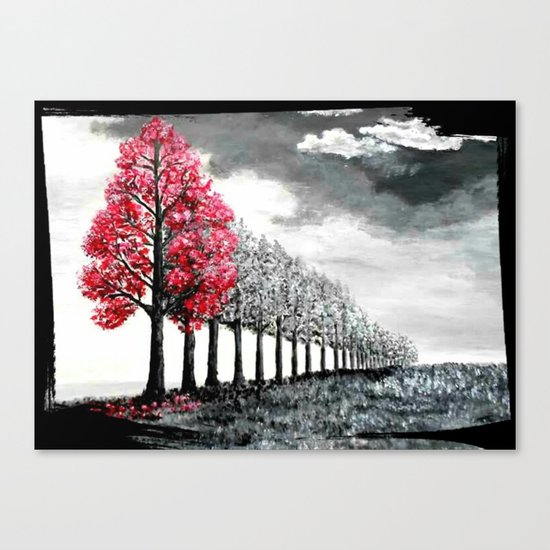 The rain is coming Canvas Print