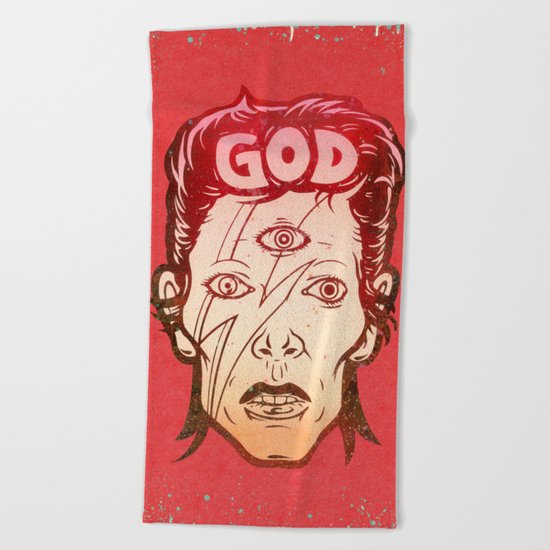 God Beach Towel