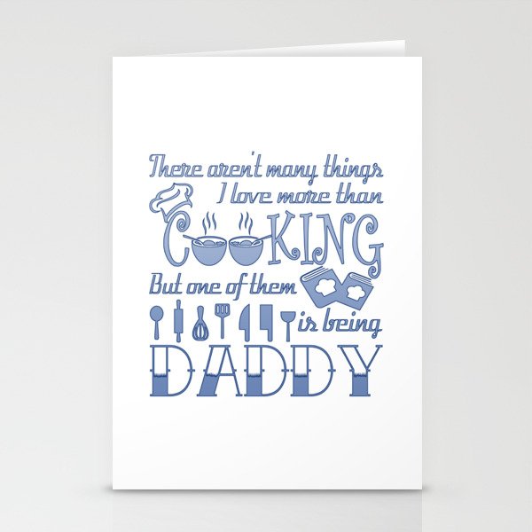 Cooking Daddy Stationery Cards
