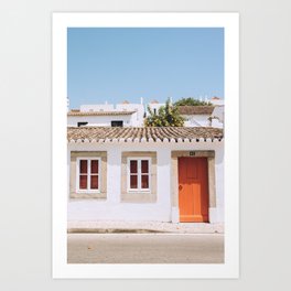 Tavira houses | Portugal travel print  Art Print
