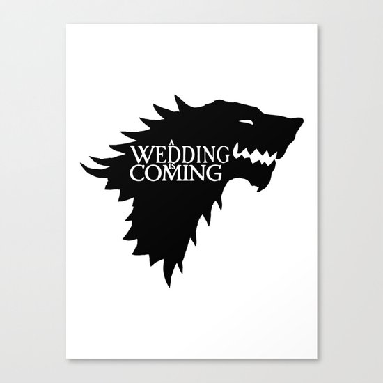 A Wedding Is Coming Canvas Print
