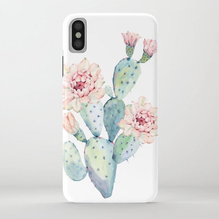 the prettiest cactus iphone case