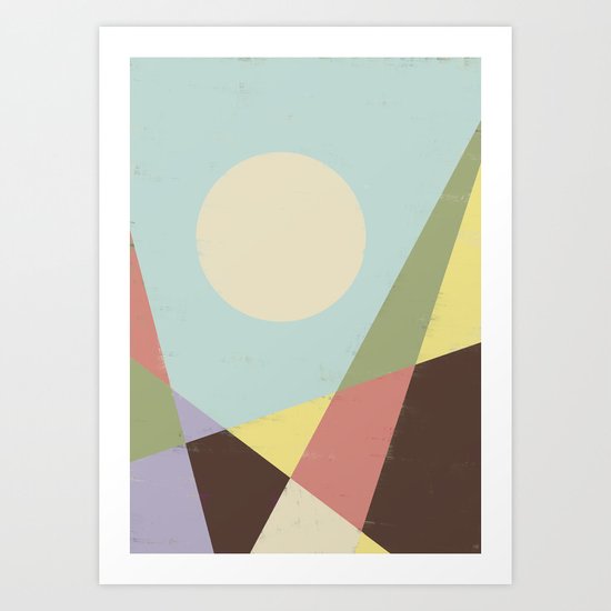 HERE VII Art Print