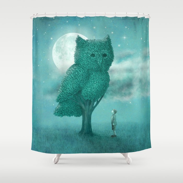 The Night Gardener - Cover Shower Curtain