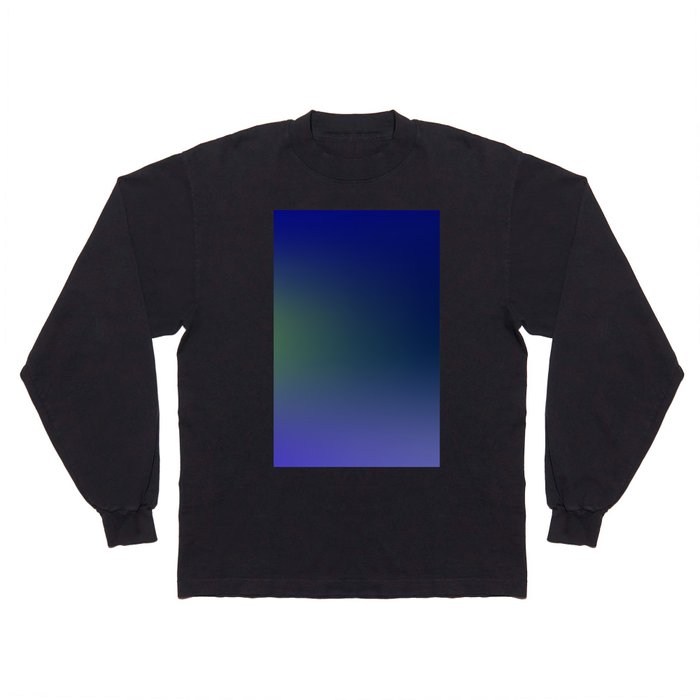 14  Blue Gradient Background 220715 Minimalist Art Valourine Digital Design Long Sleeve T Shirt