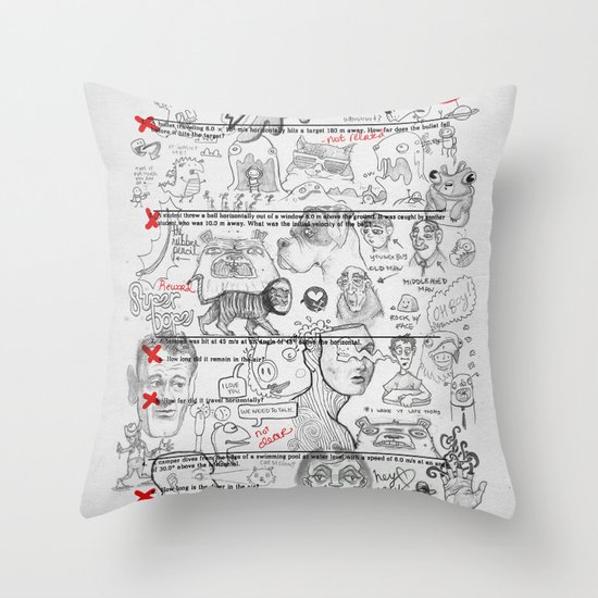 Forgot To Study Throw Pillow