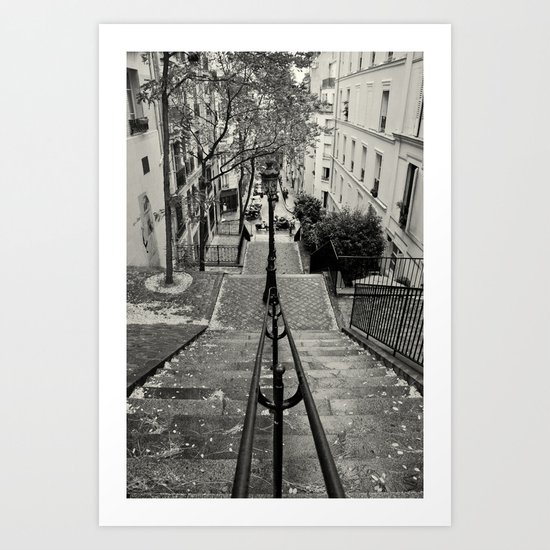 Romantic Paris Art Print