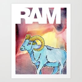 RAM Art Print