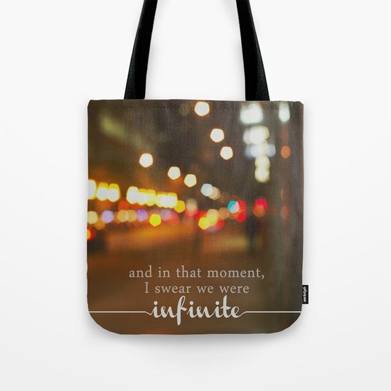 perks of being a wallflower - we were infinite Tote Bag