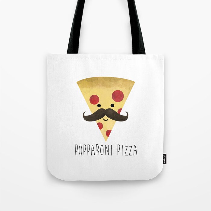 Popparoni Pizza Tote Bag